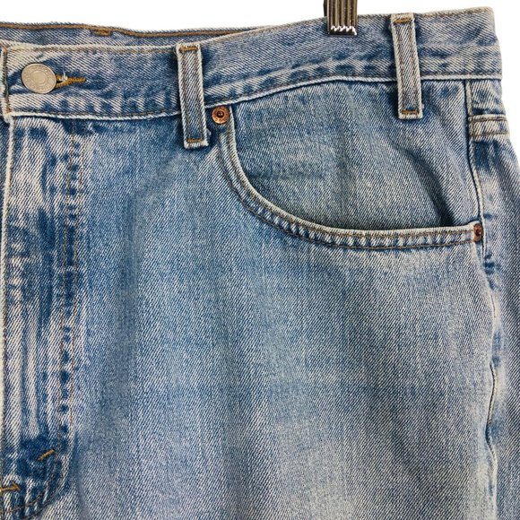 Vtg Y2K 00s Levi's 550 Men's Jeans Relaxed Fit Medium Wash Cotton Sz W40 L30 - Picture 4 of 11
